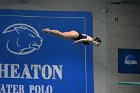 Diving vs USCGA  Wheaton College Swimming & Diving vs US Coast Guard Academy. - Photo By: KEITH NORDSTROM : Wheaton, Swimming, Diving